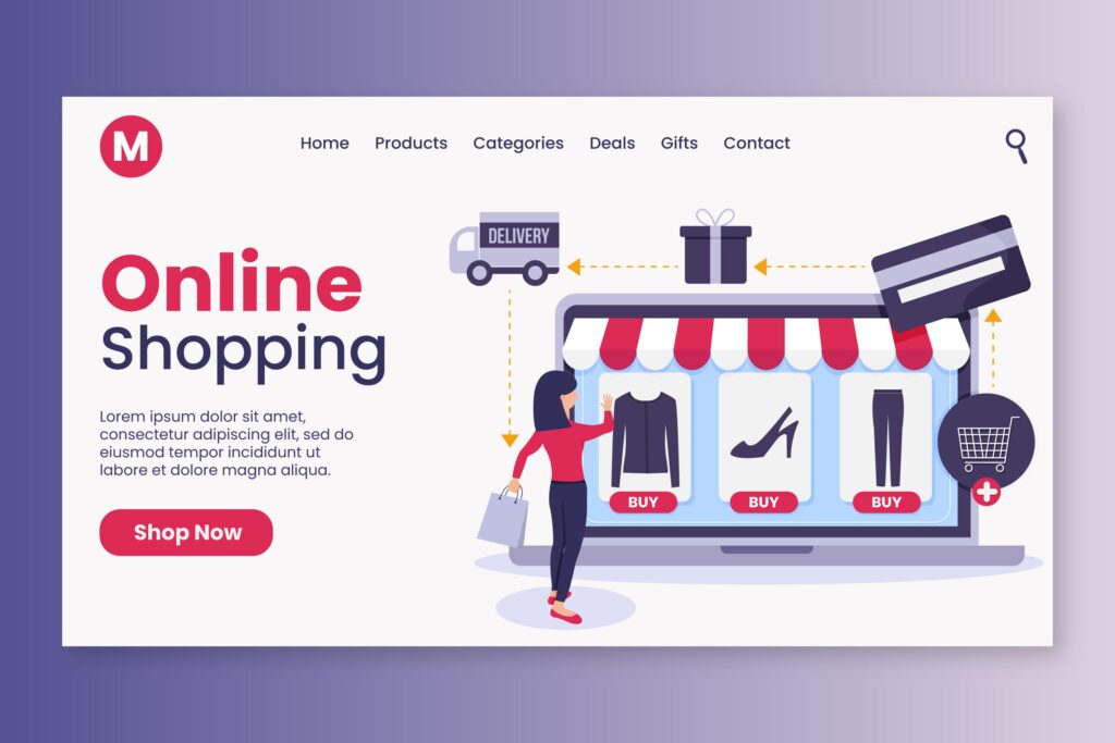 Ecommerce Landing Page